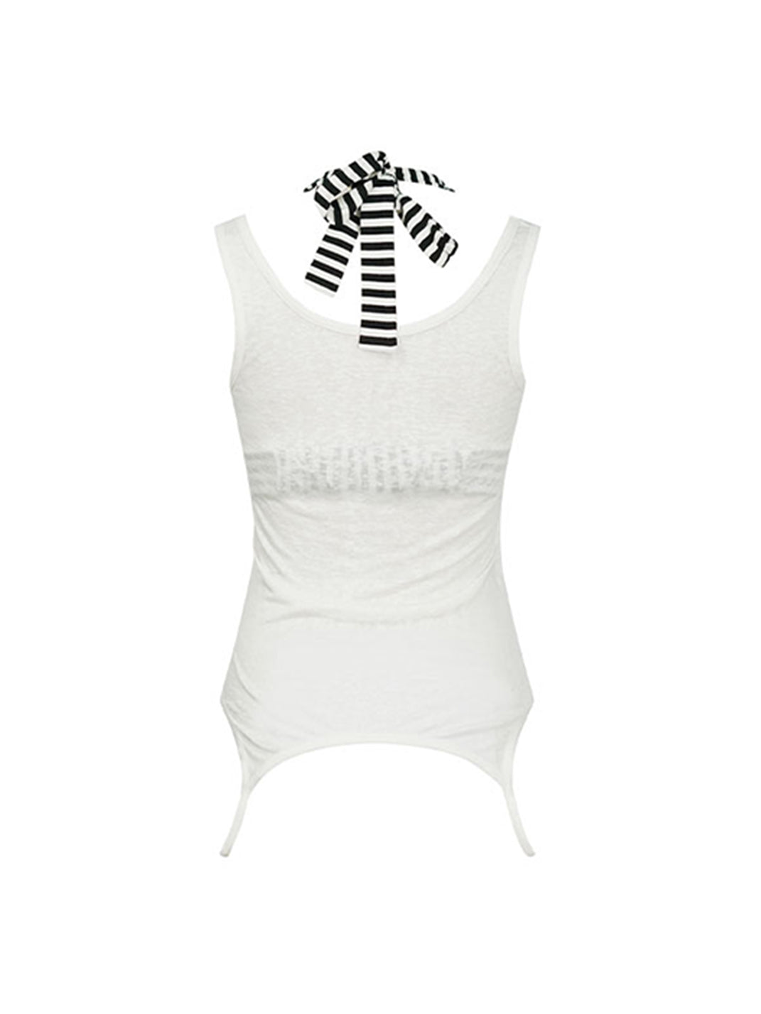 CestNous|Layered Halter Neck Printed Tank Top-White - PSYLOS 1, CestNous|Layered Halter Neck Printed Tank Top-White, Tank Top, CestNous, PSYLOS 1